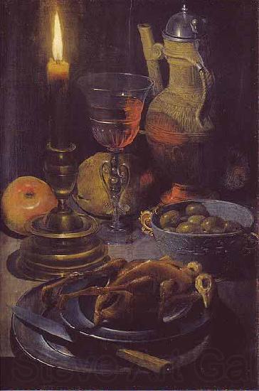 Georg Flegel Abendmahlzeit bei Kerzenschein Spain oil painting art
